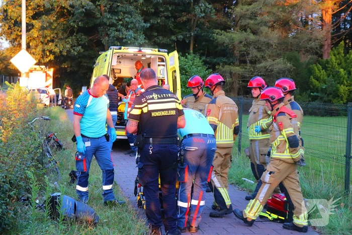 Gewonden na ongeval tussen scooter en fietser