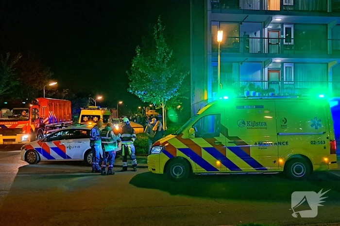 Gewonde bij grote uitslaande flatbrand