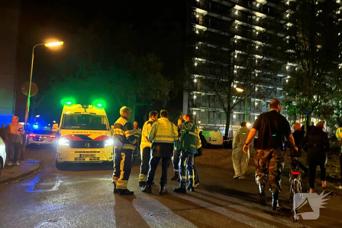 Gewonde bij grote uitslaande flatbrand