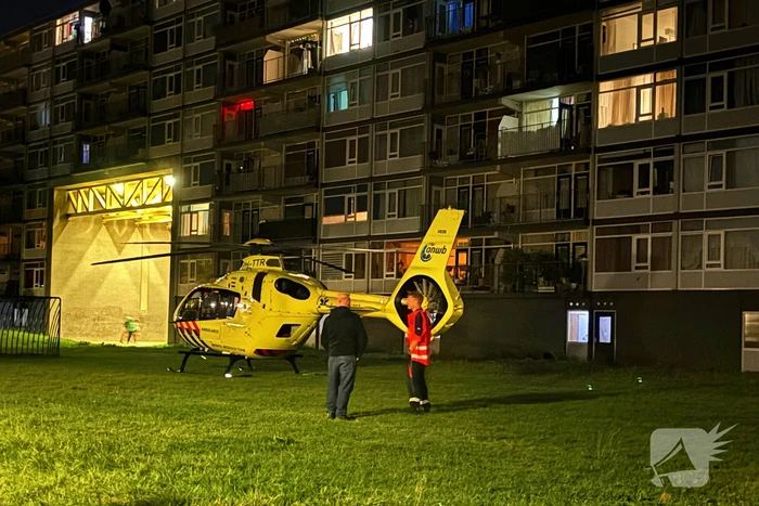 Gewonde bij grote uitslaande flatbrand