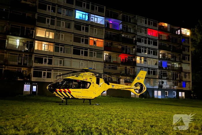 Gewonde bij grote uitslaande flatbrand