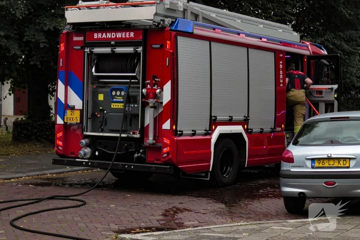 Verhitte compressor zorgt voor brandlucht