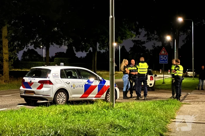 Mini Cooper zwaar beschadigd bij ongeval