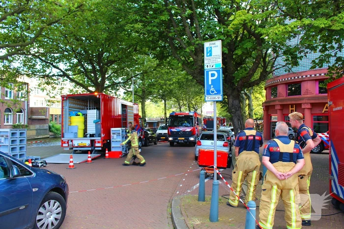 Grote brand in studentencomplex meerdere mensen vluchten naar buiten