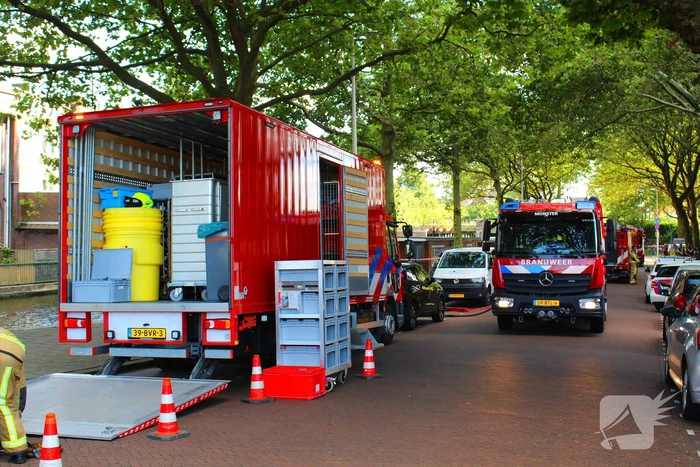 Grote brand in studentencomplex meerdere mensen vluchten naar buiten