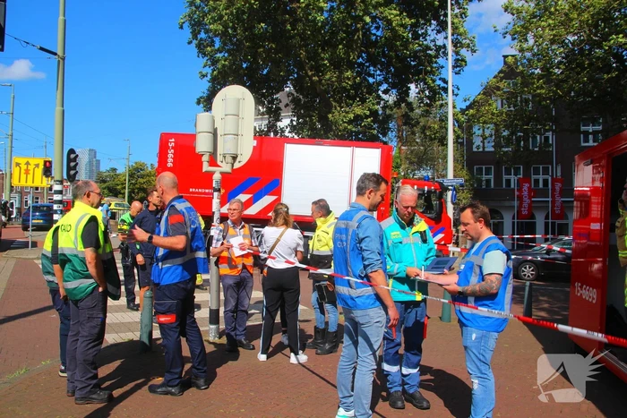 Grote brand in studentencomplex meerdere mensen vluchten naar buiten