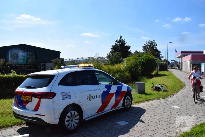 Persoon op fiets aangereden door scooterrijder