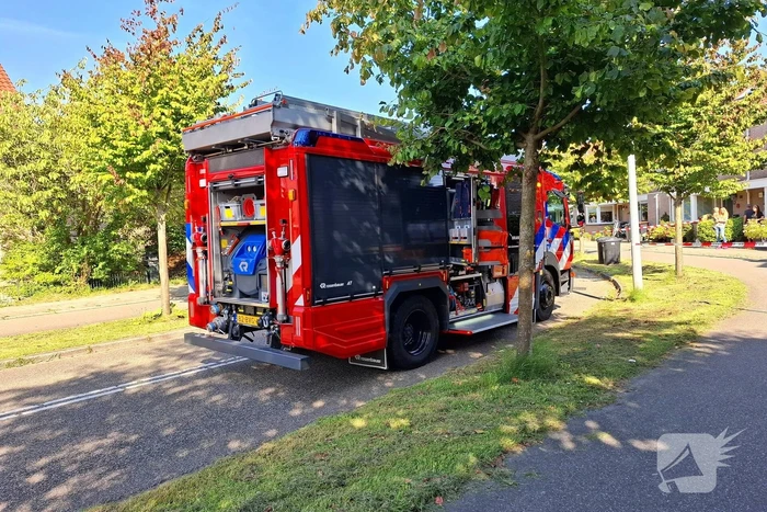 Brandweer zet gebied bij gaslekkage
