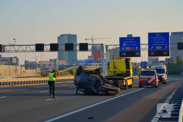 Meerdere gewonden door ongeval op buitenring A10 West