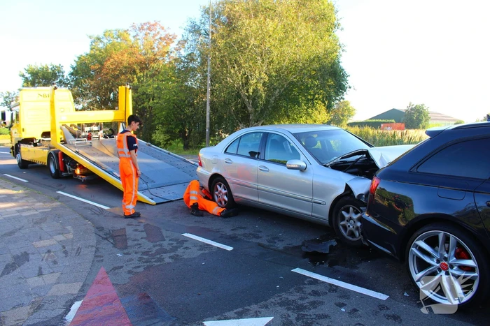 Kop-staartbotsing leidt tot schade en vertraging