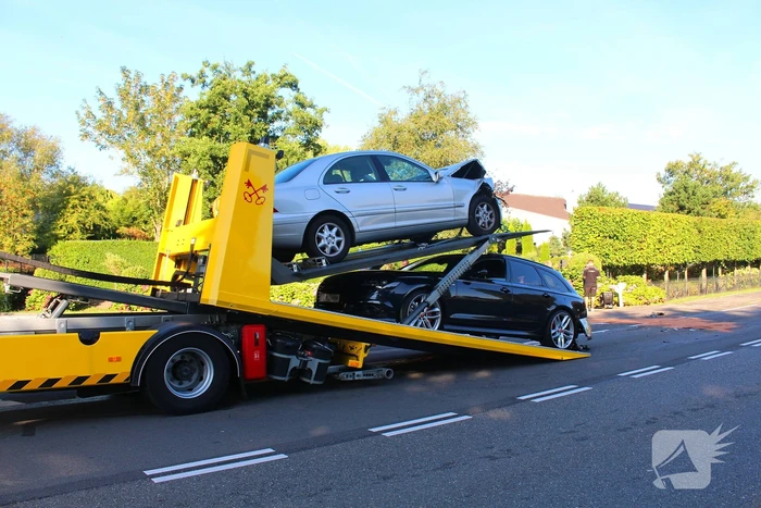 Kop-staartbotsing leidt tot schade en vertraging