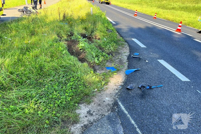 Motorrijder gewond bij botsing met brommobiel