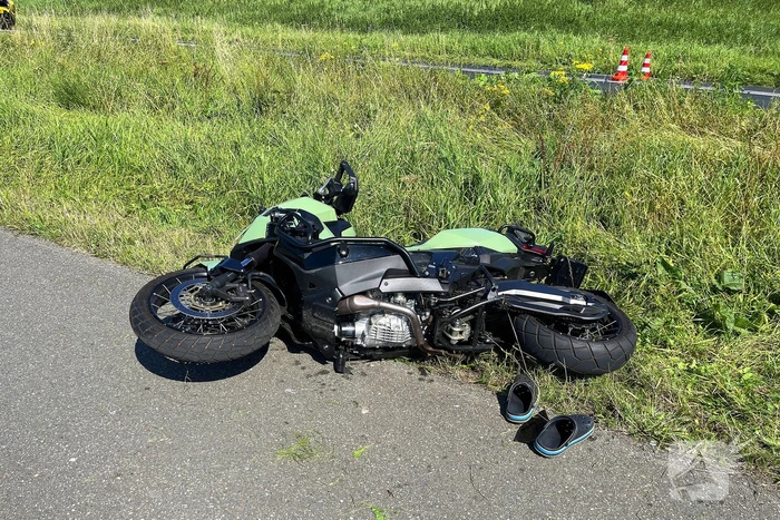 Motorrijder gewond bij botsing met brommobiel
