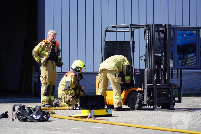 Snel optreden voorkomt uitbreiding van brand in bedrijf