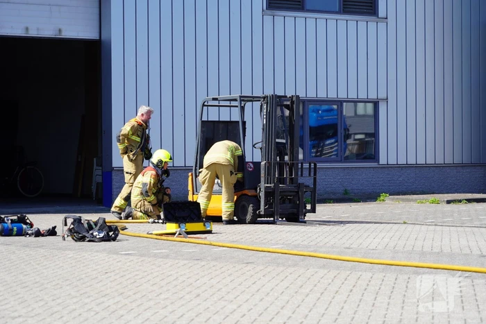 Snel optreden voorkomt uitbreiding van brand in bedrijf