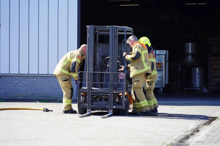 Snel optreden voorkomt uitbreiding van brand in bedrijf