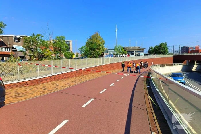 Persoon gewond bij val in tunnel, traumateam ingezet