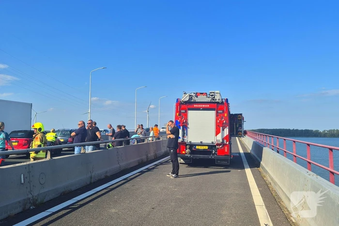 Zeer ernstig ongeval op snelweg Haringvlietbrug