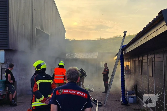 Brandweeroefening veroorzaakt flinke rookontwikkeling maar er is geen brand