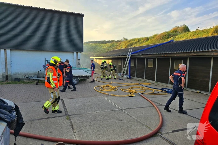 Brandweeroefening veroorzaakt flinke rookontwikkeling maar er is geen brand