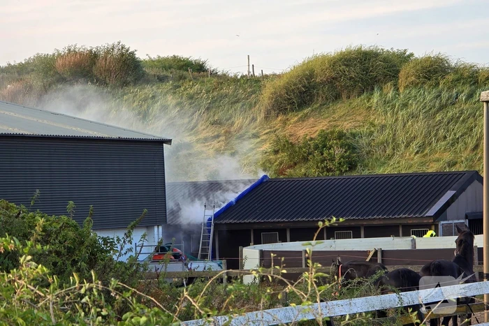 Brandweeroefening veroorzaakt flinke rookontwikkeling maar er is geen brand