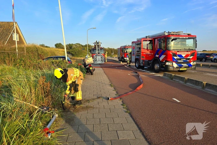 Brandweeroefening veroorzaakt flinke rookontwikkeling maar er is geen brand