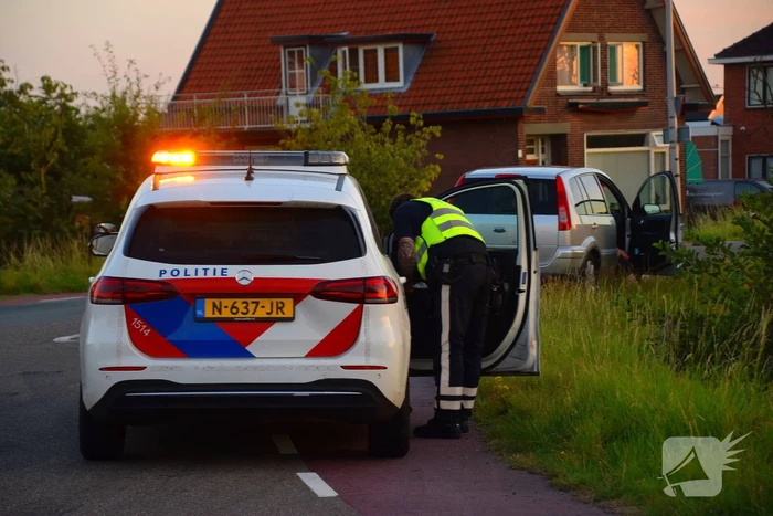 Dronkenautomobilist schept fietser