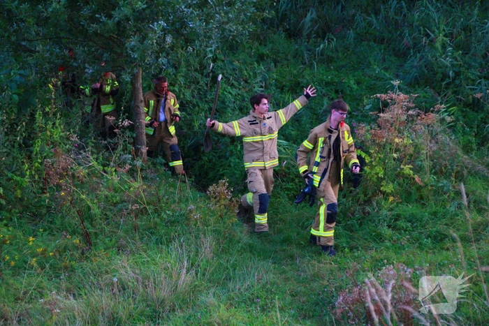 brand fietspad a15 hardinxveld-giessendam