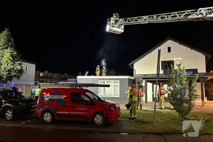 Brand in woning snel geblust
