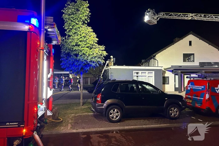Brand in woning snel geblust