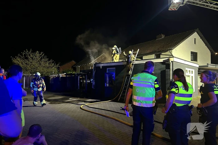 Brand in woning snel geblust