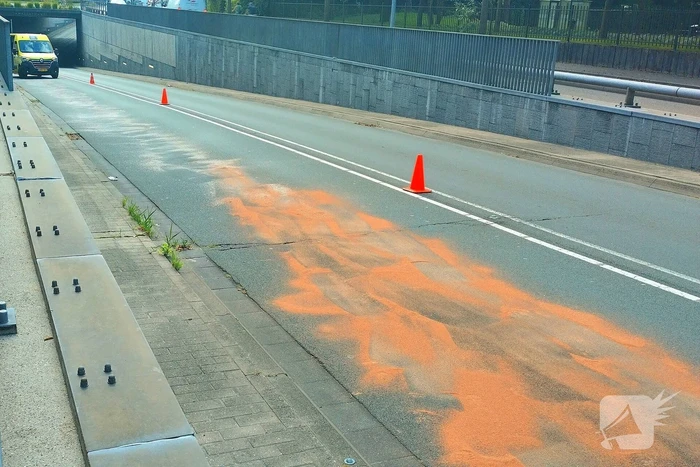 Brandstoflekkage veroorzaakt lang brandstofspoor