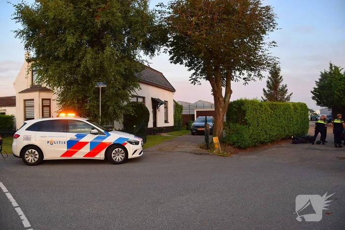 Scooterrijder aangereden door andere scooterrijder