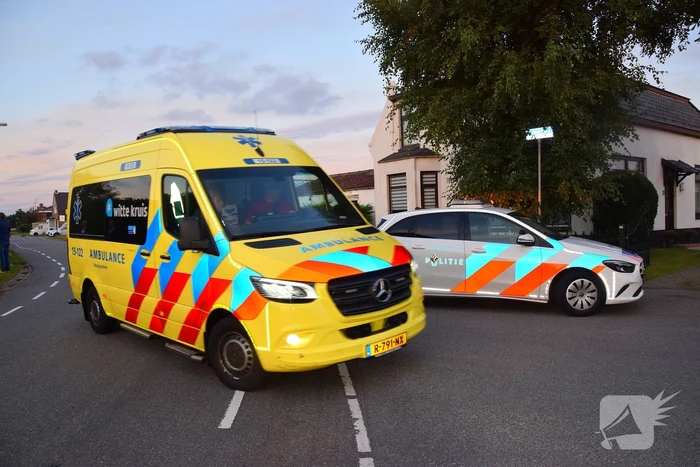 Scooterrijder aangereden door andere scooterrijder