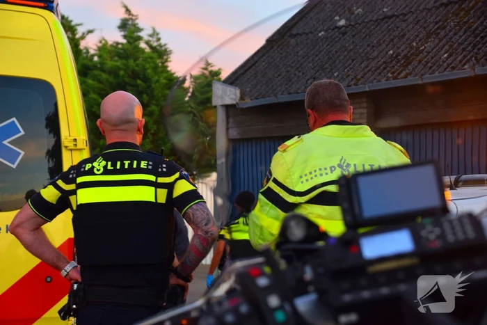 Scooterrijder aangereden door andere scooterrijder