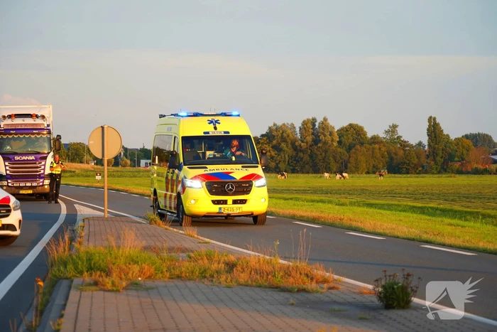 Automobiliste belandt in water en raakt gewond