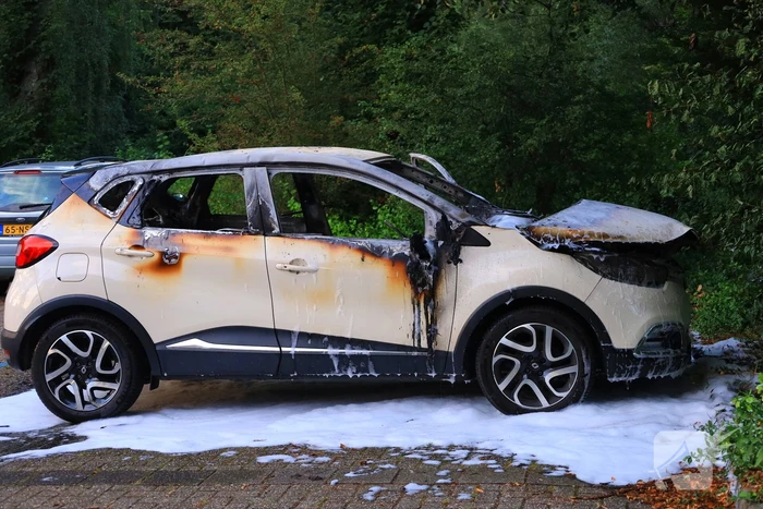 Gezochte auto na overval uitgebrand
