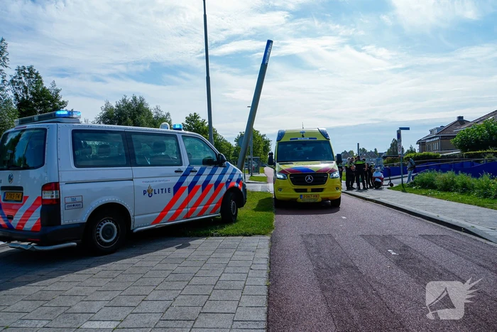 Bestuurster scooter gewond bij botsing met step
