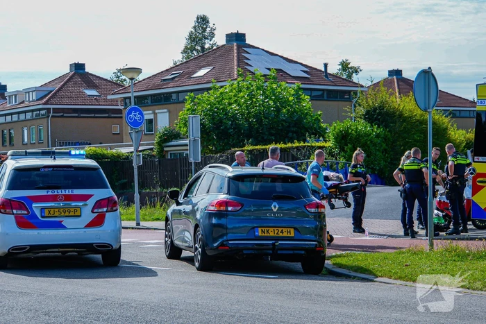 Bestuurster scooter gewond bij botsing met step