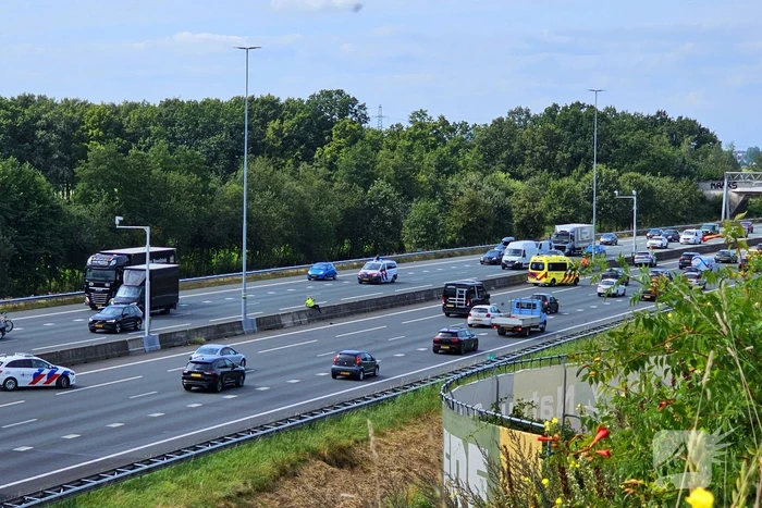 Verkeershinder door ongeval