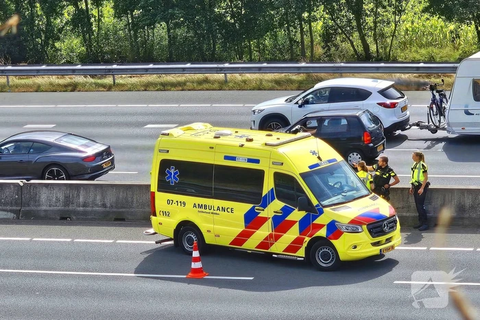 Verkeershinder door ongeval