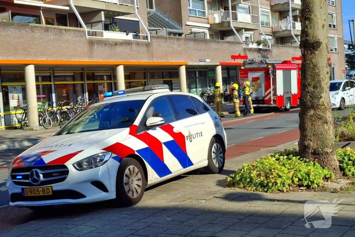 Brandweer ventileert woning na afgaan rookmelder