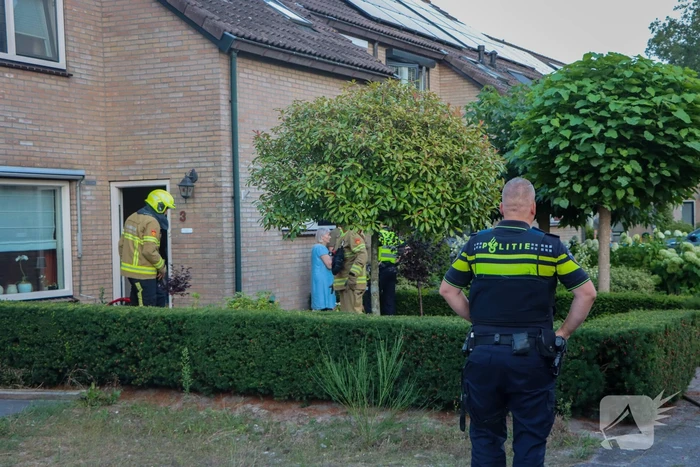 Brand in keuken van woning