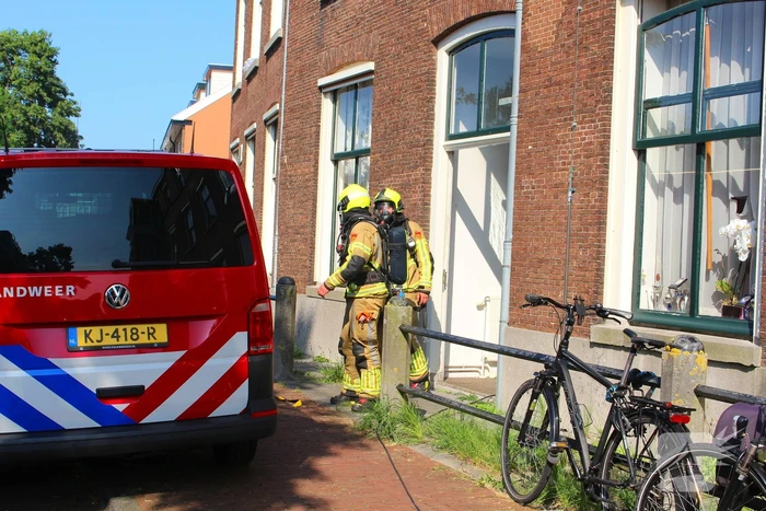 Vluchtelingenopvang ontruimd door brandend bankstel