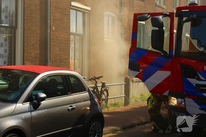Vluchtelingenopvang ontruimd door brandend bankstel