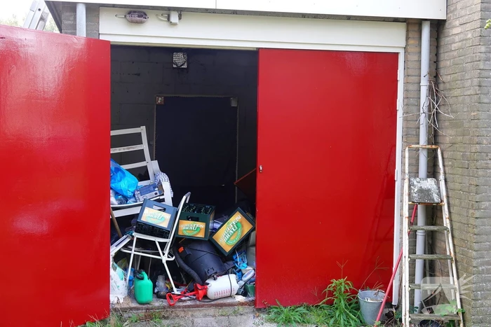 Containerbrand slaat bijna over naar berging