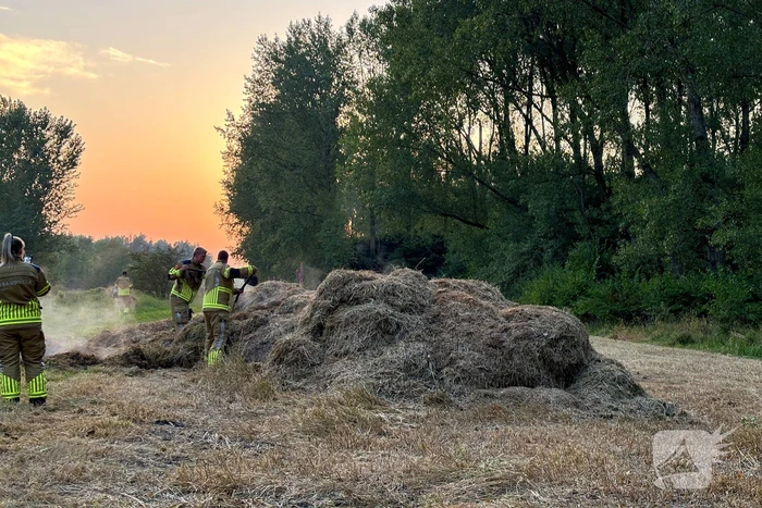Brandweer ingezet voor hooibroei