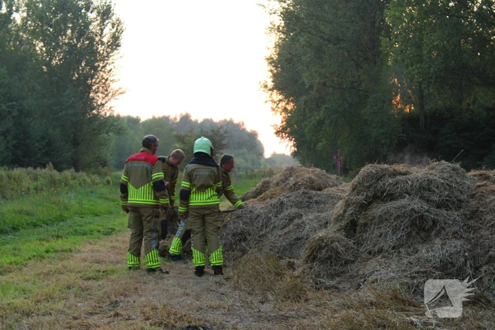 Brandweer ingezet voor hooibroei