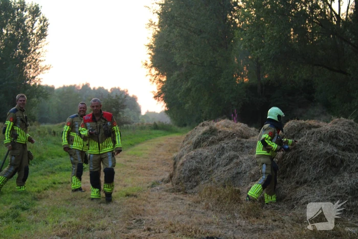 Brandweer ingezet voor hooibroei