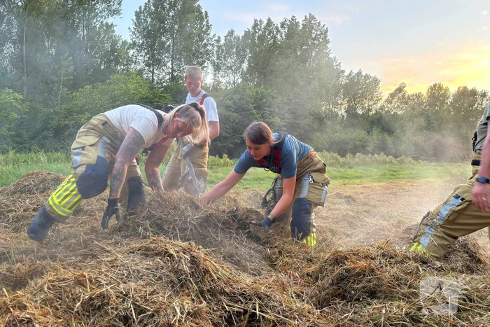 Brandweer ingezet voor hooibroei